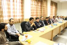 گزارش تصویری از نشست هیات رئیسه دانشگاه با دانشکده برق و رباتیک